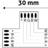 abls12vrgbw-t-connector_avide-led-szalag-12v-rgb-w-t-eloszto_2.jpg Avide LED Ταινία 12V RGB+W T Σύνδεσης