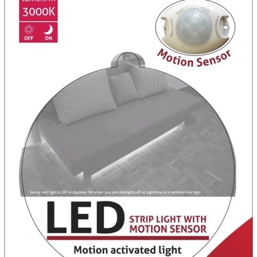 Avide LED Ταινία Αισθητήρα Φωτός Κρεβατιού 3W 3000K