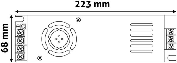 Avide Τροφοδοτικό Ταινιών LED 12V 360W IP20 Slim