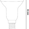 Avide LED R50 4.9W E14 Ψυχρό 6400K