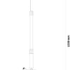 Avide LED Floodlight Slim SMD 20W White 4000K 1 Head with Tripod