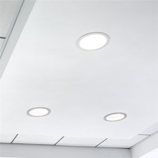 acrpnw-r-24w-alu-sn_a.jpg Avide LED Στρογγυλό Πάνελ Οροφής Χωνευτό από Αλουμίνιο Satin Nickel 24W NW 4000K