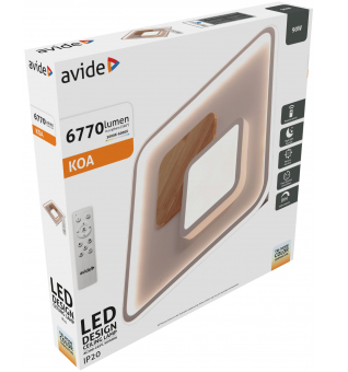 ado3s-koa-24g_avide-design-mennyezeti-lampa-koa-90w-rf-taviranyitoval-500x340_1.jpg Avide Μοντέρνα Πλαφονιέρα Oyster Οροφής Koa 90W με Τηλεχειριστήριο RF
