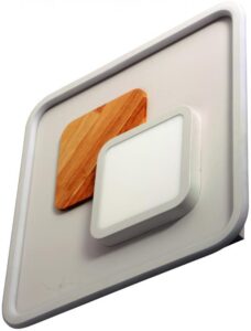 Avide Μοντέρνα Πλαφονιέρα Oyster Οροφής Koa 90W με Τηλεχειριστήριο RF