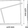 ado3s-mala-24g_avide-design-mennyezeti-lampa-malakai-rf-taviranyitoval_5.jpg Avide Μοντέρνα Πλαφονιέρα Οροφής Oyster Malakai με Τηλεχειριστήριο