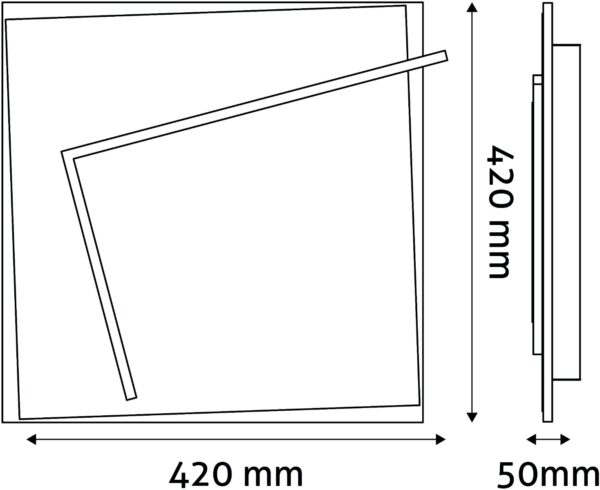 ado3s-mala-24g_avide-design-mennyezeti-lampa-malakai-rf-taviranyitoval_5.jpg Avide Μοντέρνα Πλαφονιέρα Οροφής Oyster Malakai με Τηλεχειριστήριο