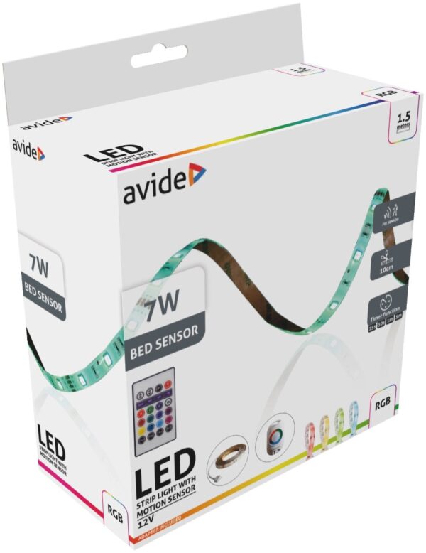 alblbed12v-sen-rgb_avide-led-szalag-agy-szenzor-12v-15m-rgb.jpg Avide LED Ταινία Blister Αισθητήρας Φωτός Κρεβατιού 12V 1.5m RGB
