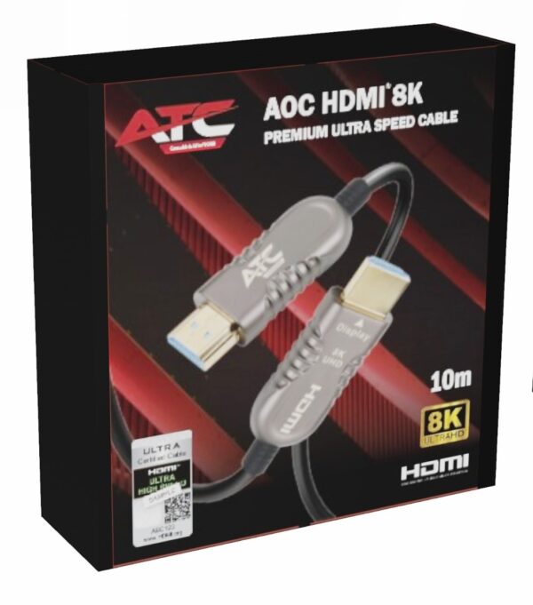 aoc_10m.jpg ATC AOC HDMI 2.1V 8K Premium Οπτικό Καλώδιο 10m