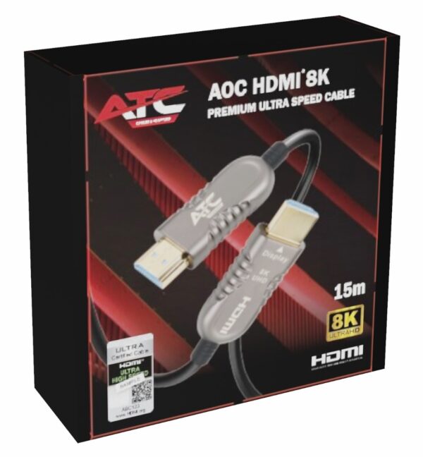 aoc_15m.jpg ATC AOC HDMI 2.1V 8K Premium Οπτικό Καλώδιο 15m