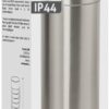Avide Εξωτερικό Φωτιστικό Κήπου Delmar 1xE27 500mm IP44 Σατέν Νίκελ