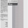 Avide Εξωτερικό Φωτιστικό Κήπου Jolla LED 2W Θερμό 500mm IP44 Σατέν Νίκελ