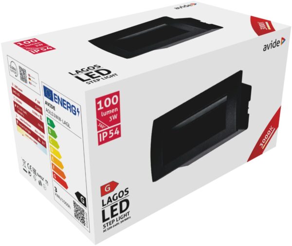 aols3ww-lagl_avide-kulteri-lepcso-lampa-beepitheto-lagos-led-3w-ww-ip54-14cm.jpg Avide Εξωτερικό Φώς Σκάλας Χωνευτό Lagos LED 3W Θερμό 3000K IP54 14cm