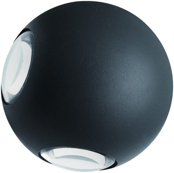 aolw12ww-cairo_avide-kulteri-fali-lampa-cairo-4-iranyu-led-12w-ww-ip54_1.jpg Avide Εξωτερικό Φωτιστικό Τοίχου Cairo 4 Way LED 12W Θερμό 3000K IP54