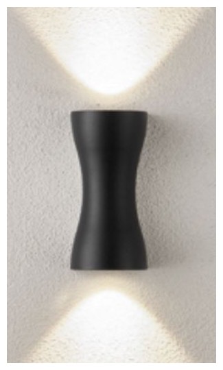 Avide Εξωτερικό Φωτιστικό Τοίχου Dena LED 12W Θερμό 3000K IP54
