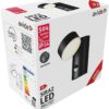 Avide Εξωτερικό Φωτιστικό Τοίχου Siraz LED 12W με motion Αισθητήρας Κίνησης Θερμό 3000K IP54