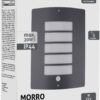 Avide Εξωτερικό Φωτιστικό Τοίχου Morro 1xE27 IP44 Ανθρακί με Φωτοκύτταρο