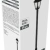 Avide Εξωτερικό Φωτιστικό Κολώνα Blake 1xE27 120cm IP44 Μαύρο