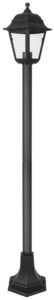 Avide Εξωτερικό Φωτιστικό Κολώνα Blake 1xE27 120cm IP44 Μαύρο