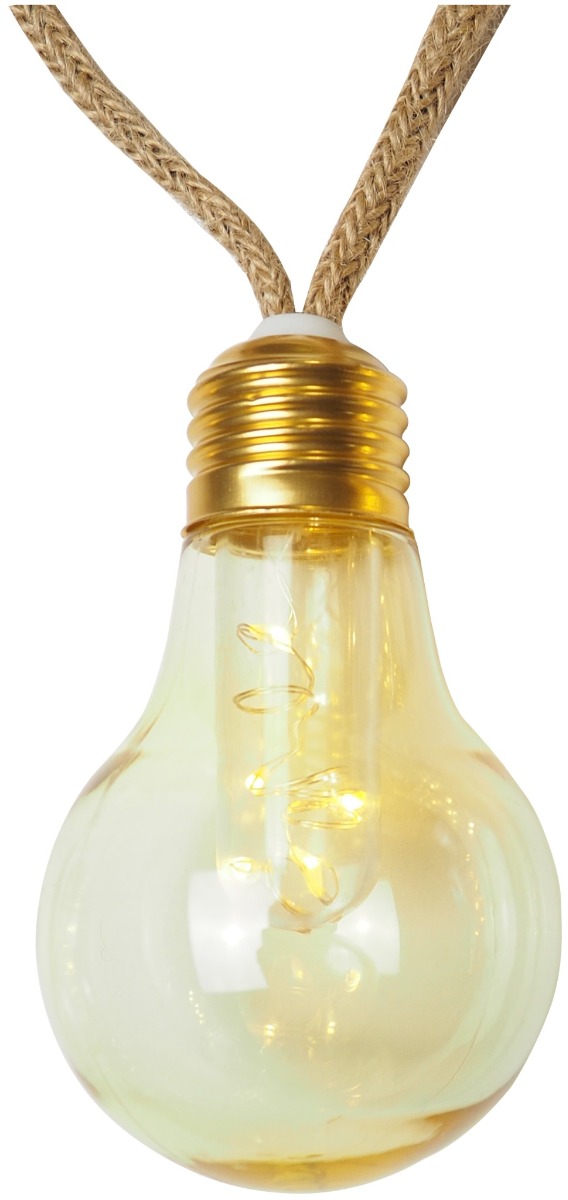 Avide Εξωτερική Γιρλάντα 5m Θερμό Decor 3xAA (Δεν περιλαμβ.)