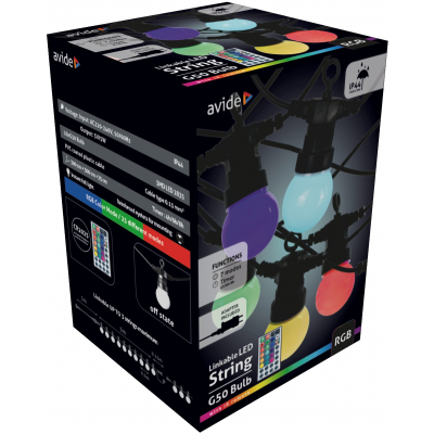 aos10le40lr-rgb_avide-kulteri-fuzer-5m-rgb-sorolhato-taviranyitoval-400x400-1.jpg Avide Εξωτερική Γιρλάντα 5m RGB Με Δυνατότητα Επέκτασης- με τηλ/στήριο