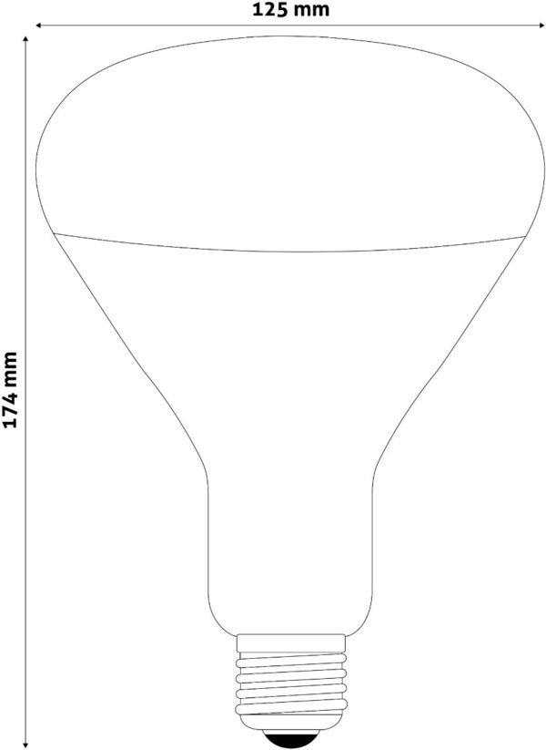 asir27-100w-c_avide-infra-izzo-e27-100w-clear_5.jpg Avide Λάμπα Υπερύθρων E27 100W Διάφανο