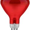 Avide Λάμπα Υπερύθρων E27 100W Full Κόκκινο