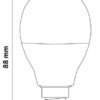 asmg14rgbw-55w-wifi_avide-smart-led-mini-globe-55w-rgb-w-wifi-app-control_2.jpg Avide LED Smart Σφαιρική 5.5W RGB+W WIFI APP Control