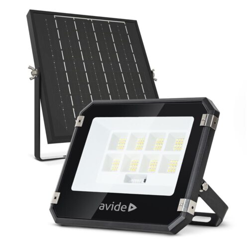 asolflcct-4ah-smsp_p.jpg Avide Ηλιακός Προβολέας LED 50W CCT με Ξεχωριστό Ηλιακό Πάνελ και Τηλεχειριστήριο