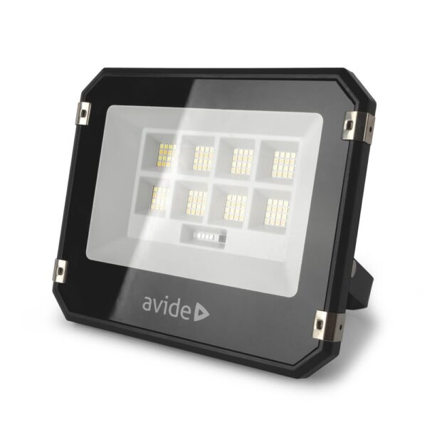 Avide Ηλιακός Προβολέας LED 50W CCT με Ξεχωριστό Ηλιακό Πάνελ και Τηλεχειριστήριο