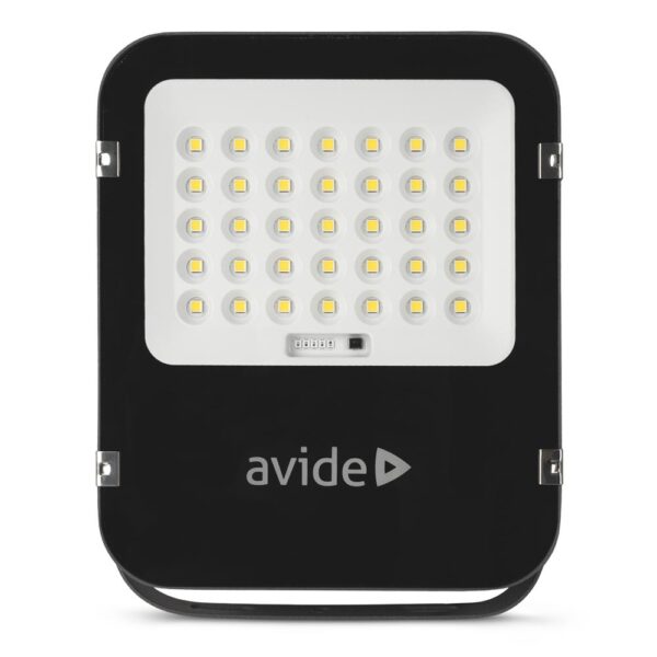 Avide LED Ηλιακός Προβολέας 100W 6400K με Ξεχωριστό Ηλιακό Πάνελ και Τηλεχειριστήριο