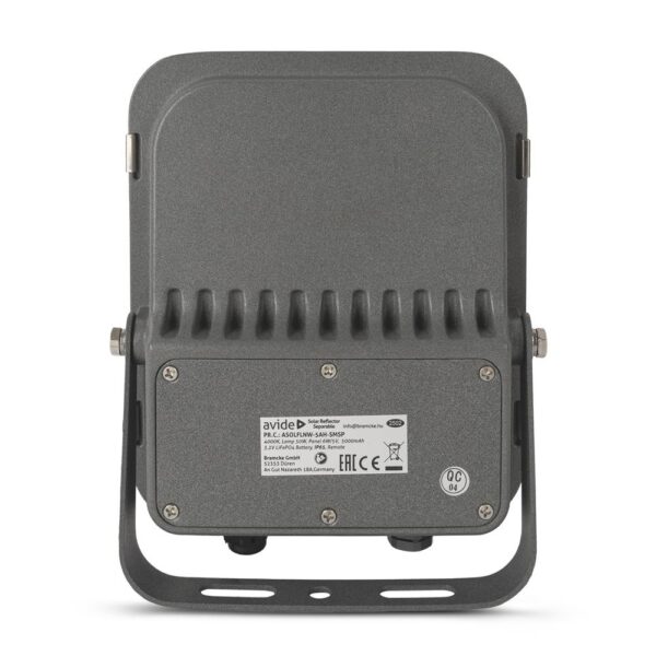 asolflnw-5ah-smsp_s_3_.jpg Avide LED Ηλιακός Προβολέας 50W NW 4000K με Ξεχωριστό Ηλιακό Πάνελ και Τηλεχειριστήριο