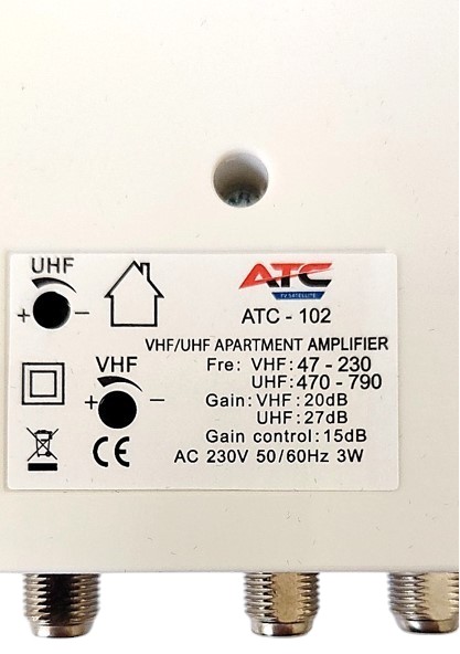 ATC Ενισχυτής Γραμμής ATC-102 27dB 5G LTE700