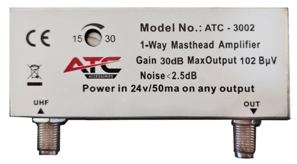 ATC Ενισχυτής Ιστού 30dB ATC-3002 5G LTE700 (24Volt)