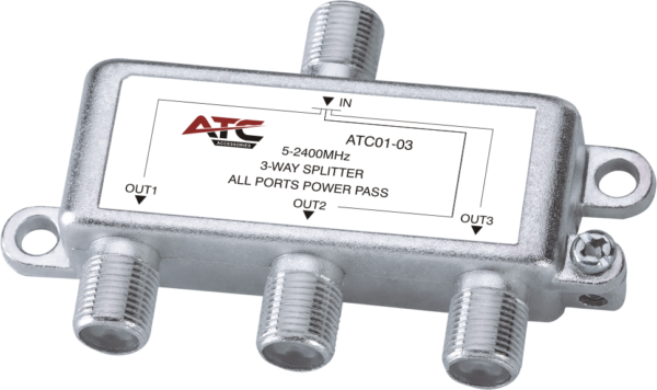 ATC Διακλαδωτής 3 Εξόδων 5-2400Mhz