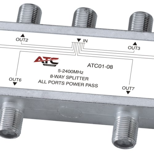 atc_gs01-08.png ATC Διακλαδωτής 8 Εξόδων 5-2400Mhz