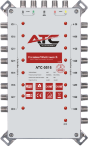 ATC Πολυδιακόπτης ATC-0516 (1 Sat + 1 Ter / 16 Εξόδοι)