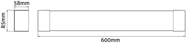 Avide LED Φωτιστικό Καθρέφτη 600mm 10W 1100lm