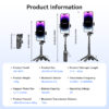 avrdw_12_.jpg XO SS21 Πολυλειτουργικό Mini Bluetooth Selfie Stick 4 σε 1