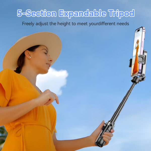avrdw_7_.jpg XO SS21 Πολυλειτουργικό Mini Bluetooth Selfie Stick 4 σε 1