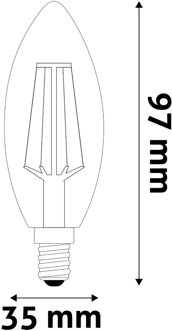 awlfc14nw-45w_avide-led-white-filament-candle-45w-e14-nw-4000k_2-0x0-1.jpg Avide LED White Filament Κερί 4.5W E14 NW 4000K