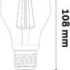 awlfg27nw-45w_avide-led-white-filament-globe-45w-e27-nw-4000k_2-0x0-1.jpg Avide LED White Filament Σφαιρική 4.5W E27 NW 4000K