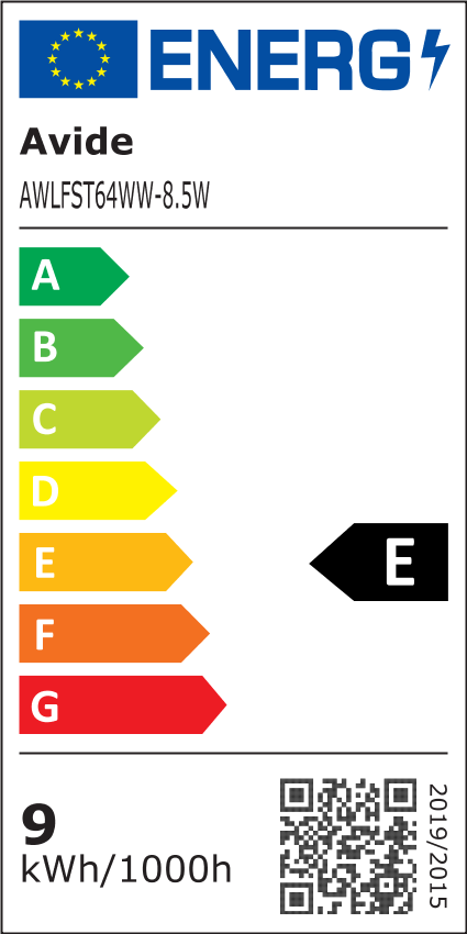 Avide LED White Filament ST64 8.5W E27 WW 2700K