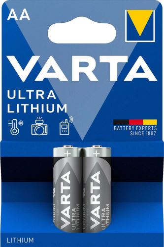 baterie-varta-ultra-lithium-6106-aa-lr6-blistr-2ks.jpg Varta Ultra Λιθίου 6106 AA (2τμχ)