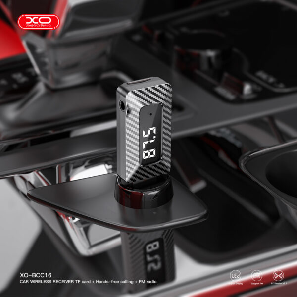 bcc161_5_.jpg XO BCC16 Bluetooth Support FM Transmitter + TF Card