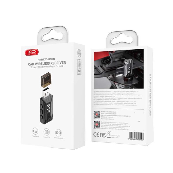 bcc164_4_.jpg XO BCC16 Bluetooth Support FM Transmitter + TF Card