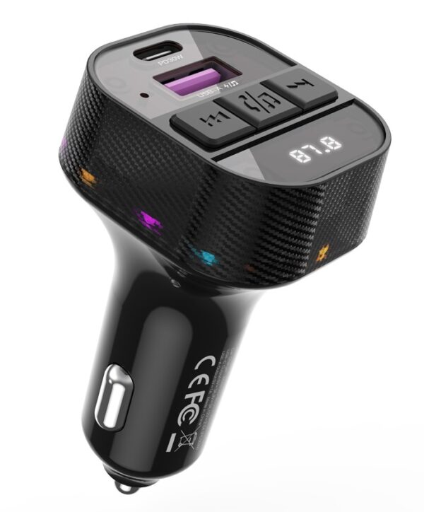 XO BCC17 Smart Bluetooth MP3 A+C Dual Port PD30W Φορτιστής Αυτοκινήτου