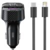 bcc17_04_9_.jpg XO BCC17 Smart Bluetooth MP3 A+C Dual Port PD30W Φορτιστής Αυτοκινήτου με καλώδιο Lightning