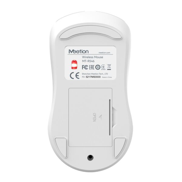 Meetion Ασύρματο Ποντίκι Office MT-R546 2.4G Λευκό
