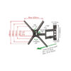 bm343-barkan-13-65-_0002297.jpeg Βάση Τηλεόρασης Τοίχου BM343 Barkan 13" - 65" με Βραχίονα και Κλίση Μαύρη