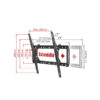 bm410t-barkan-13-93-_0002321.jpeg Βάση Τηλεόρασης Τοίχου BM410T Barkan 13" - 90" με Κλίση